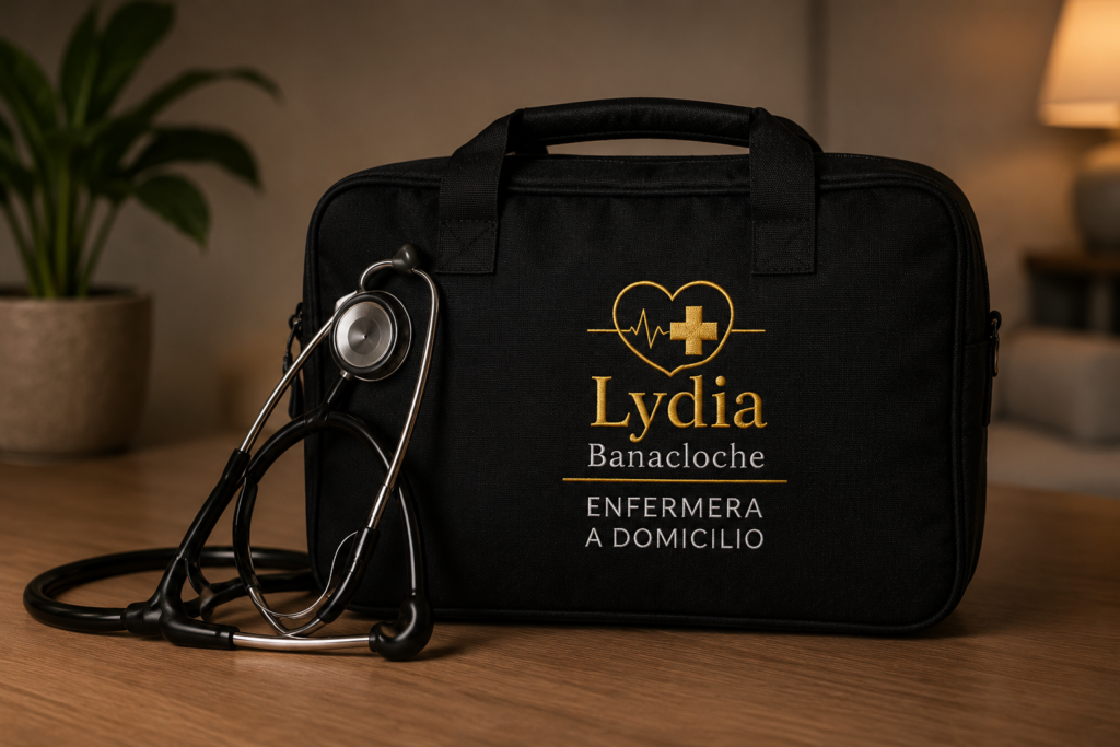 maletín de lydia para cuidar personas mayores a domicilio