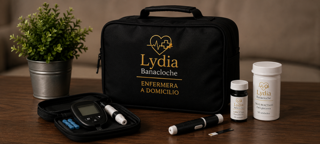 Material para control de glucemia e insulinoterapia a domicilio en Camp de Túria