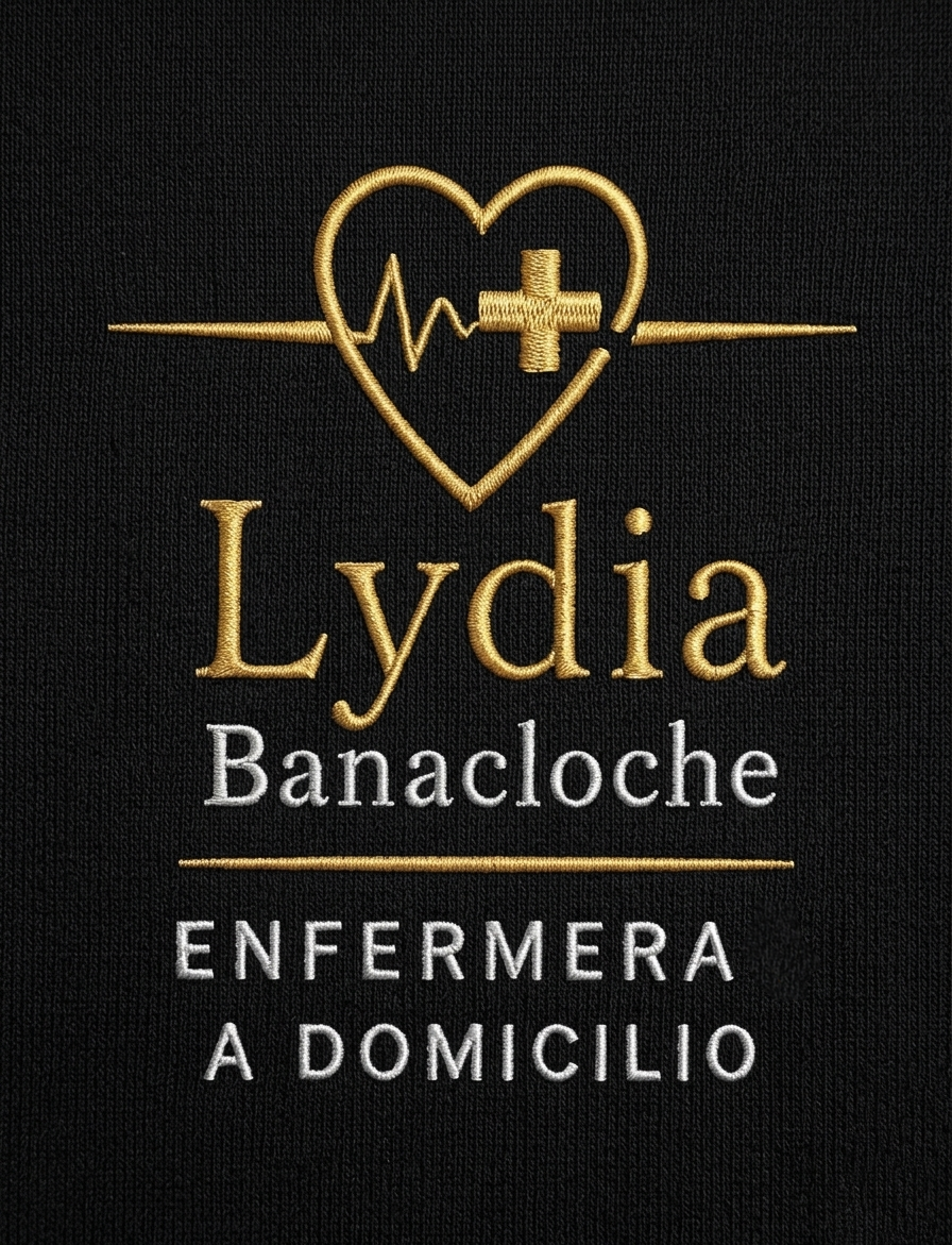 logo vertical lydia enfermera a domicilio