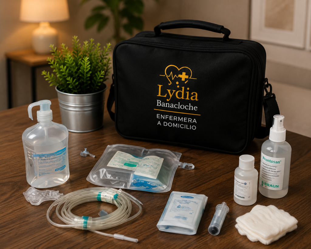 Material para sueroterapia e hidratación intravenosa a domicilio en Camp de Túria